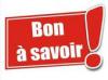 Bon à savoir Bon à savoir